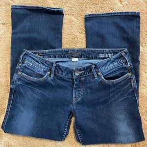 Women’s Silver cropped jeans size 32